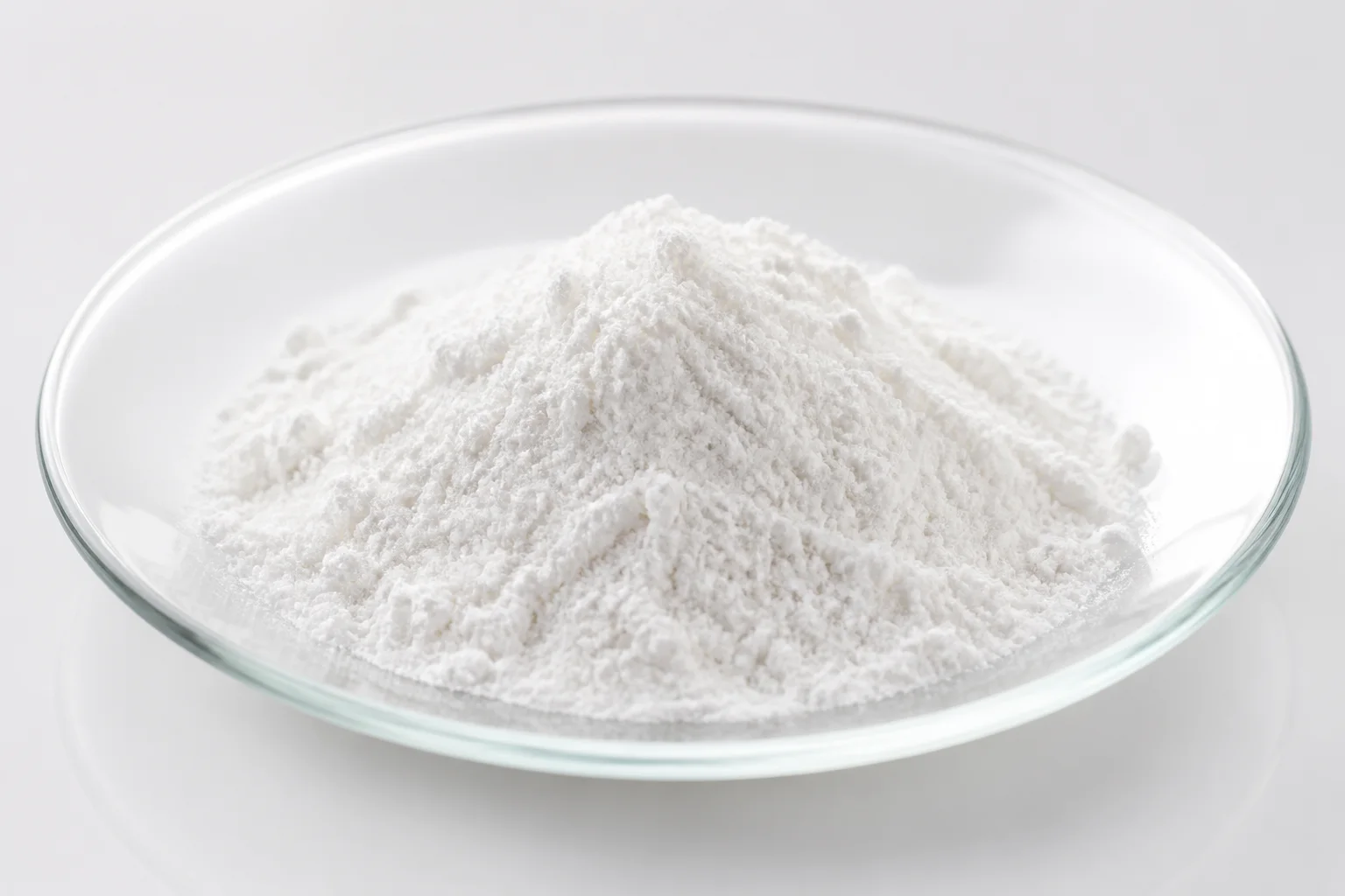 צילום מאקרו של חומר הגלם Water Soluble CBD Powder בתצורה טיפוסית