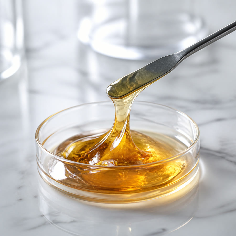 תצורת החומר בבדיקת מעבדה — Broad Spectrum CBD