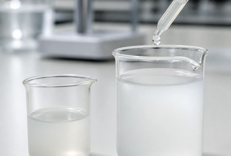 חומר הגלם בסביבת פורמולציה — Water Soluble CBD Liquid