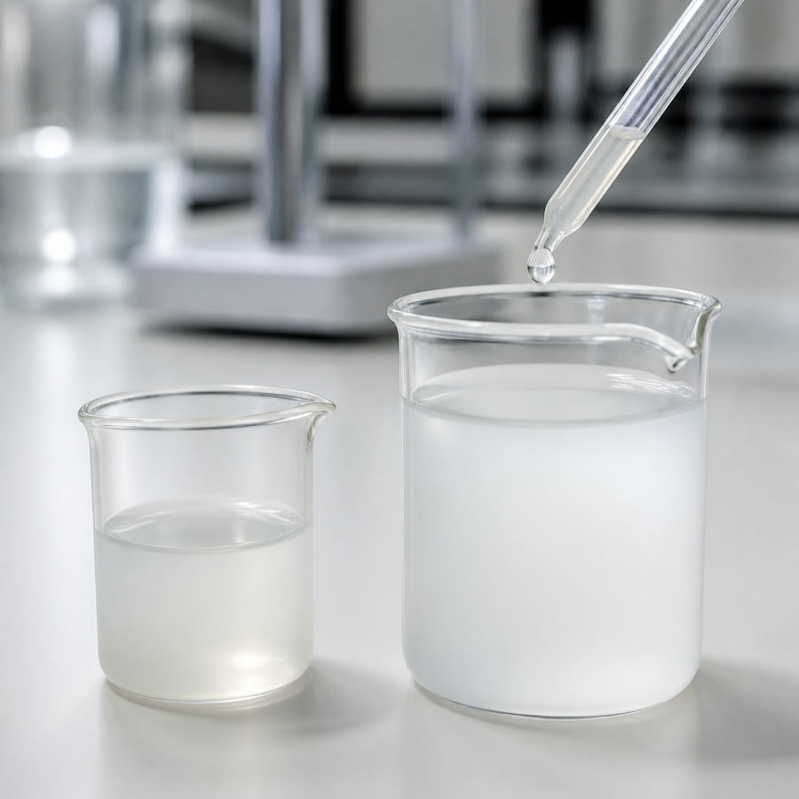 תצורת החומר בבדיקת מעבדה — Water Soluble CBD Liquid