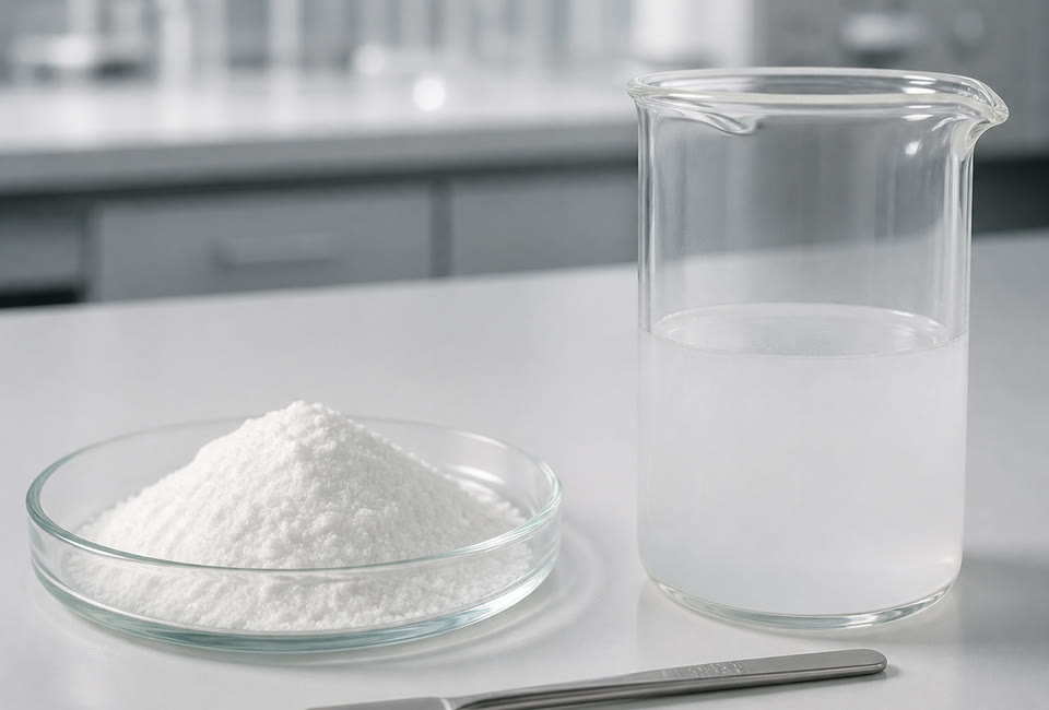 חומר הגלם בסביבת פורמולציה — Water Soluble CBD Powder